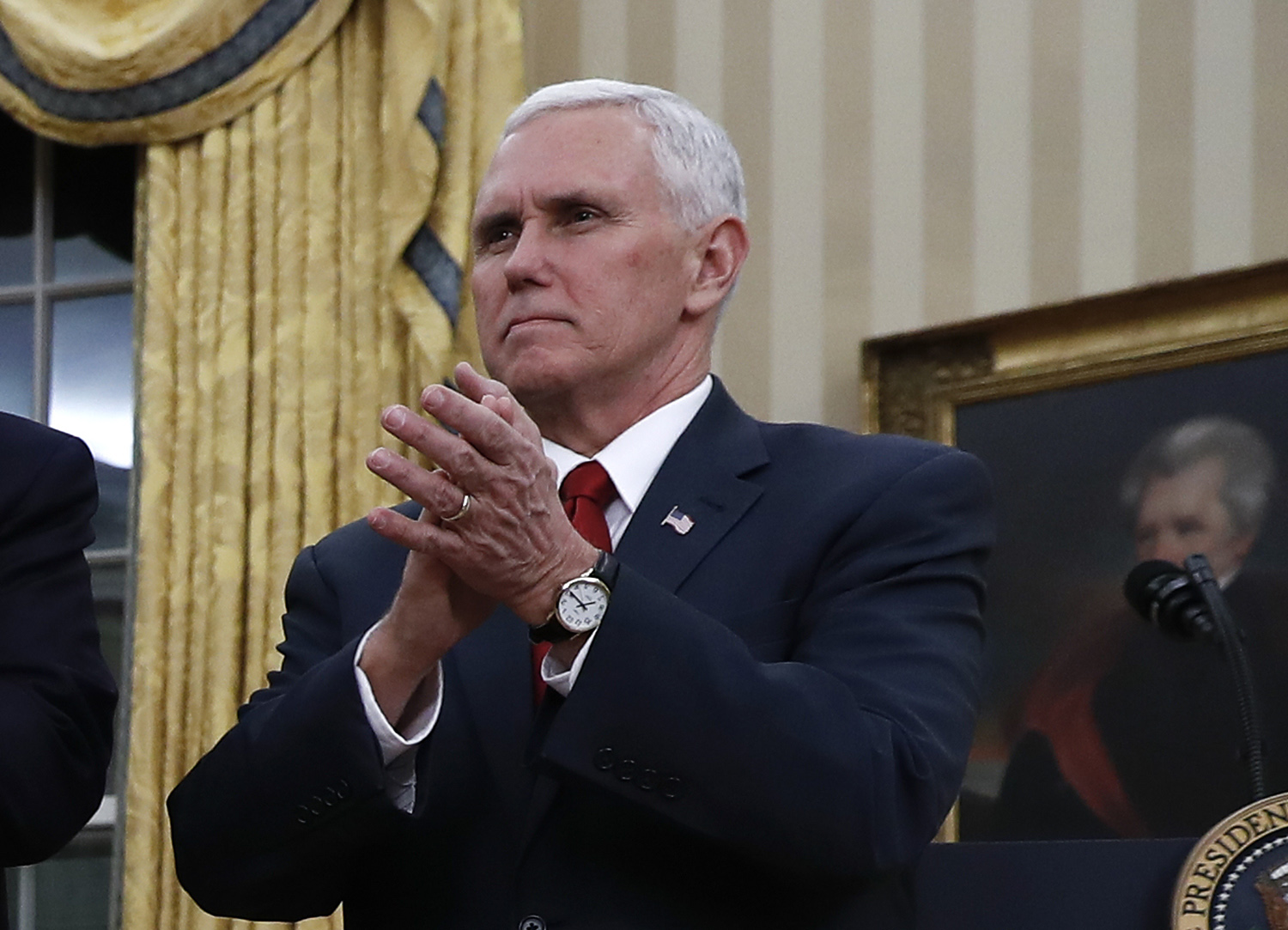 Pence poised to break tie on DeVos next week