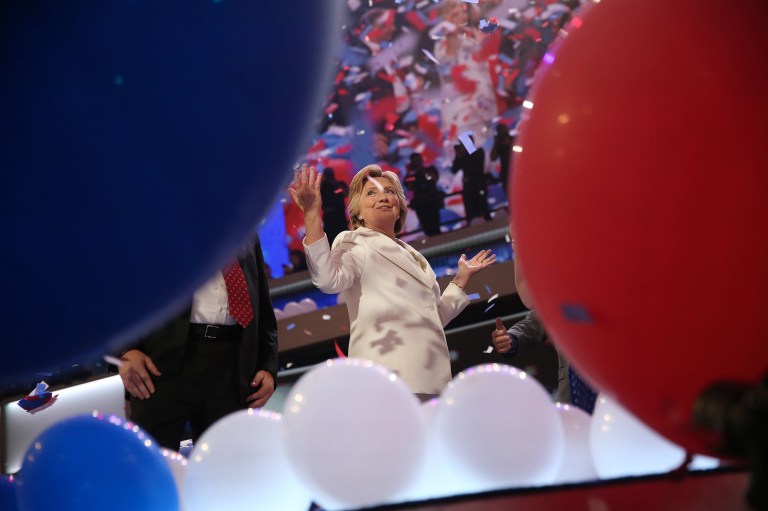 Hillary Clinton improved her popularity among independent voters. (Daniel Acker/Bloomberg)