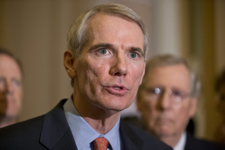 Sen. Rob Portman has played the role of the Democratic candidate during debate prep sessions for the last three Republican presidential nominees. (AP Photo)