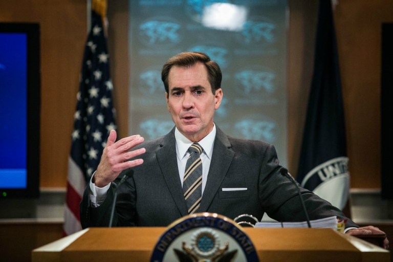On Tuesday, spokesman John Kirby said the State Department isn't quite ready to report on what happened with the video, but he said 