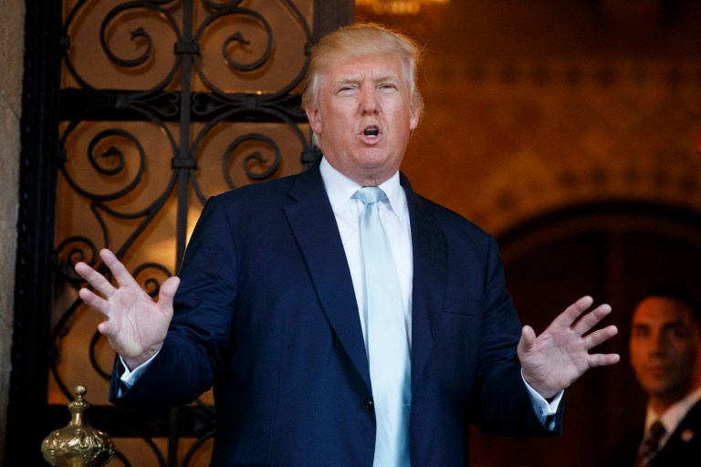 The media is outraged President-elect Trump hasn't held a press conference since July. (AP Photo/Evan Vucci)