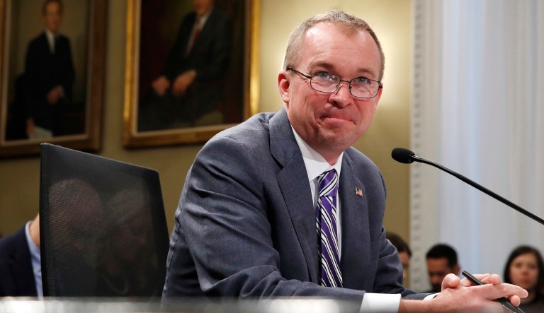 Budget Director Mick Mulvaney said that President Trump's short-term priority is getting Congress on a path to move on tax reform. (AP Photo/Jacquelyn Martin)