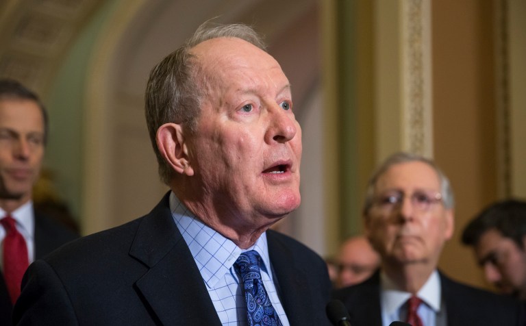 Rep. Fred Upton, R-Mich., a major leader of the House effort, and top Republican Sen. Lamar Alexander of Tennessee (above), are in talks with the White House and top Democrats Rep. Frank Pallone, R-N.J. and Sen. Patty Murray, D-Wash., on 