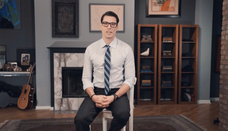 Benjamin Wolf is running in a crowded Democratic race for Rep. Mike Quigley's seat in North Chicago, Illinois. A report mentions that he has been accused of physically and verbally assaulting his ex-girlfriend. (Screenshot)