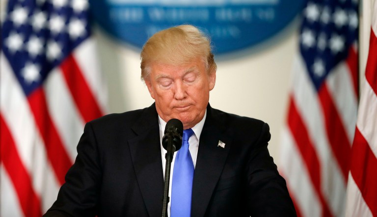 Trump must let this law crash and burn. (AP Photo/Pablo Martinez Monsivais)