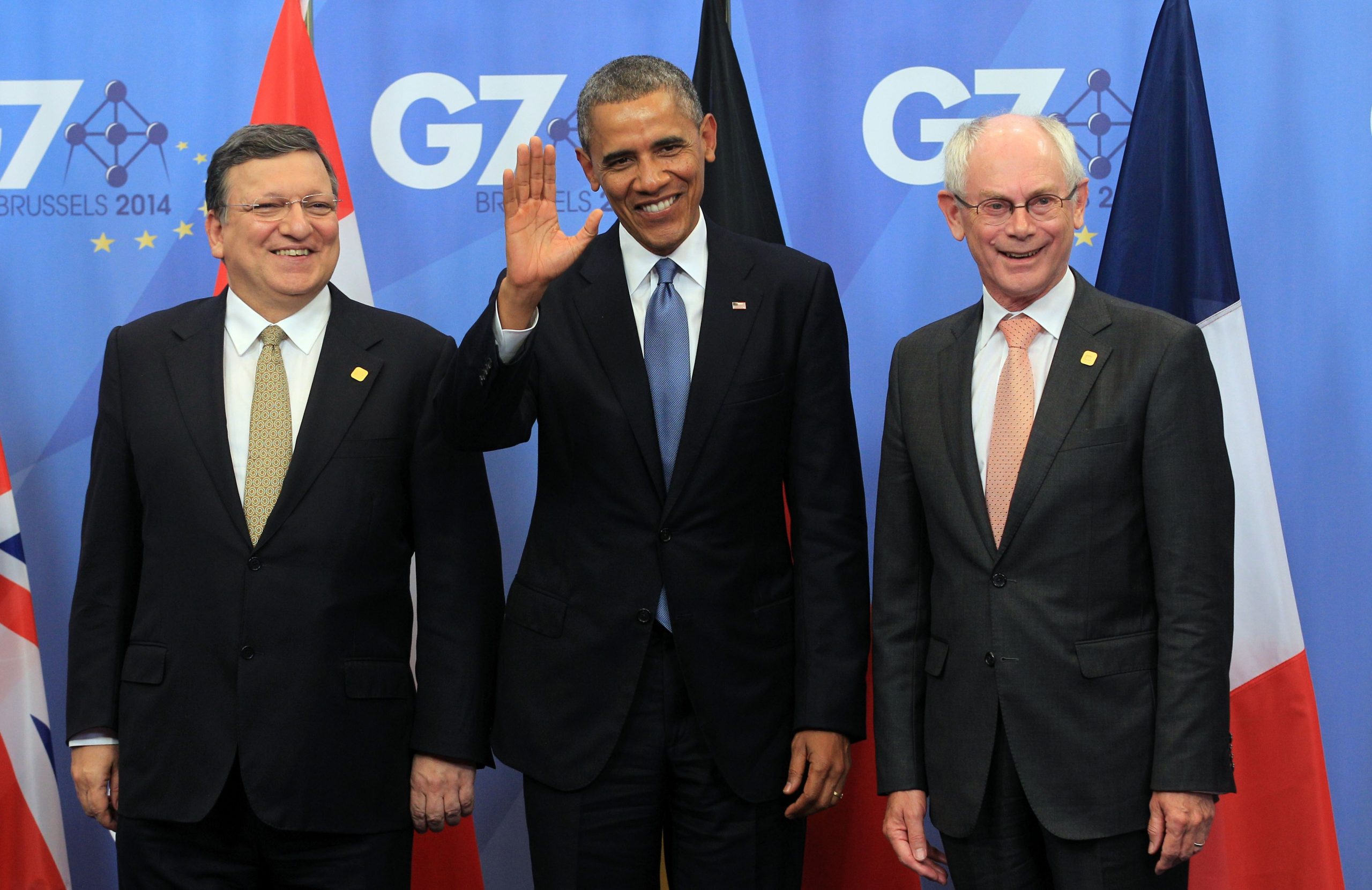G-7 leaders center on economic growth, jobs