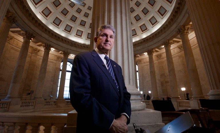 Manchin is one of two Democrats who have already said they'll vote to confirm Gorsuch. (AP Photo/J. Scott Applewhite)