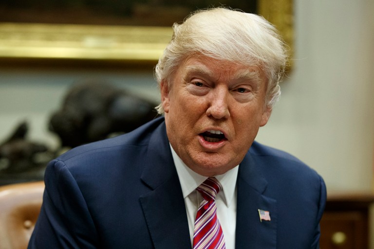 Most of the Republicans who oppose the GOP bill represent districts that strongly support Trump's agenda. (AP Photo/Evan Vucci)