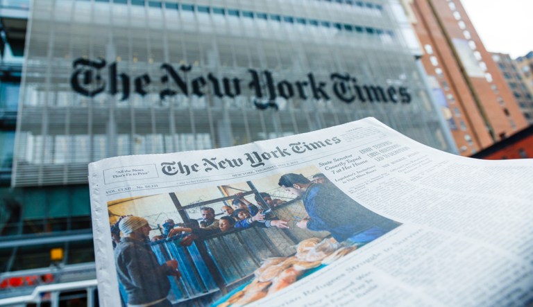 The New York Times editorial board said it was temporarily taking over the @NYTOpinion account in order 