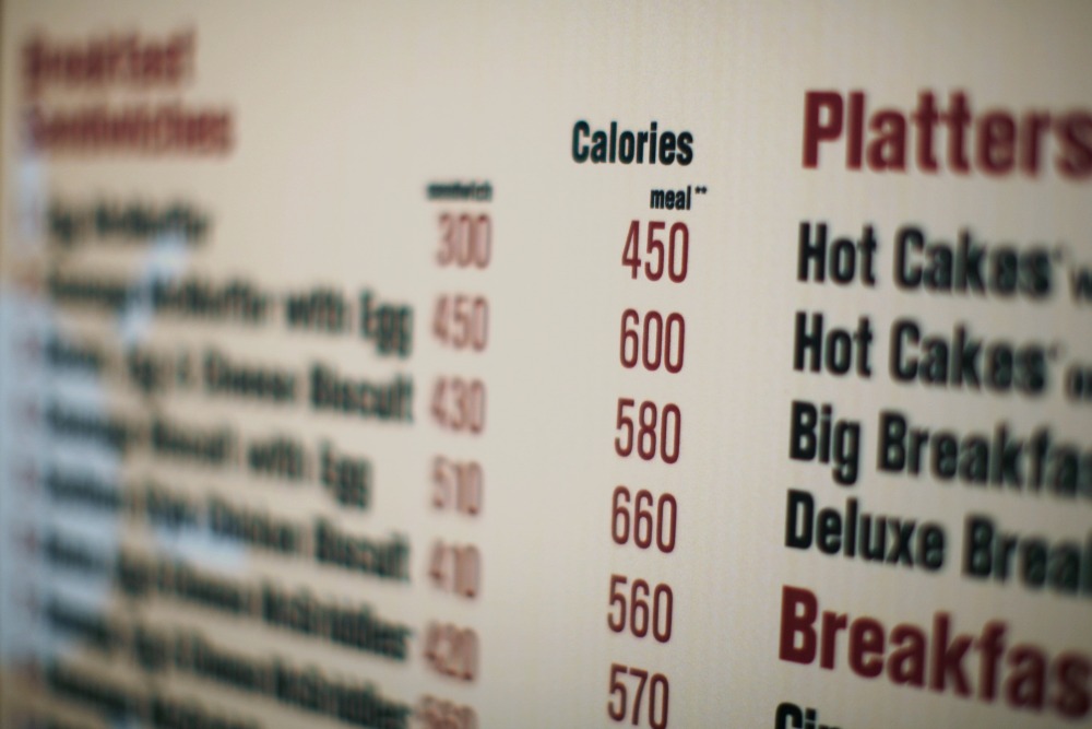 Get ready for more calorie counts on menus
