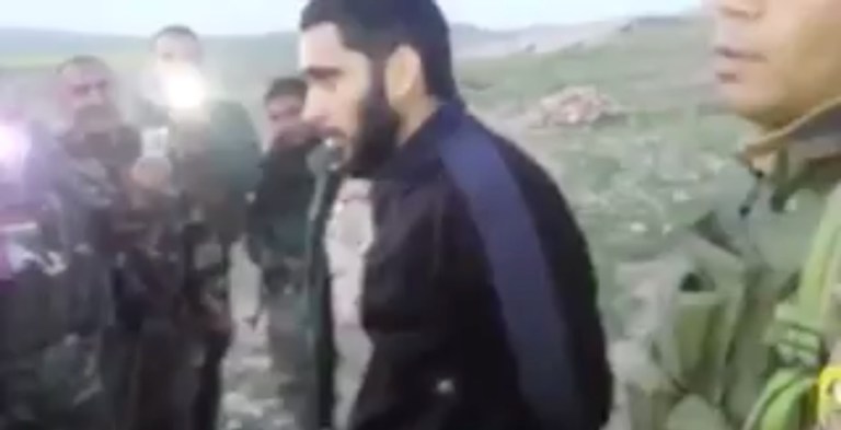 According to multiple reports, Muhammed Jamal Amin, a American citizen from Virginia, was captured Monday by Kurdish military authorities. (Image courtesy screenshot)