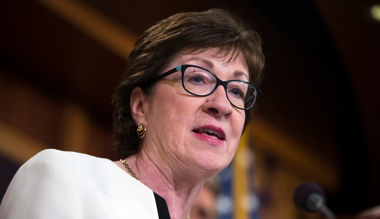 Collins said a major problem for her is that the bill lets states waive pre-existing condition protections in Obamacare plans. (AP Photo/Evan Vucci, File)