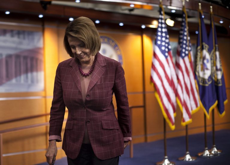 A major push by House Minority Leader Nancy Pelosi wasn't enough to lift a ban on funding federal research into gun violence in the omnibus spending bill. (AP Photo)