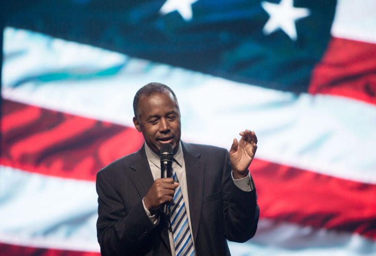 The conservative nonprofit expressed concern for Carson's willingness to hold socialism in high regard.Â (Branden Camp/Atlanta Journal-Constitution via AP)