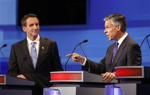 Hunstman claims debate victory