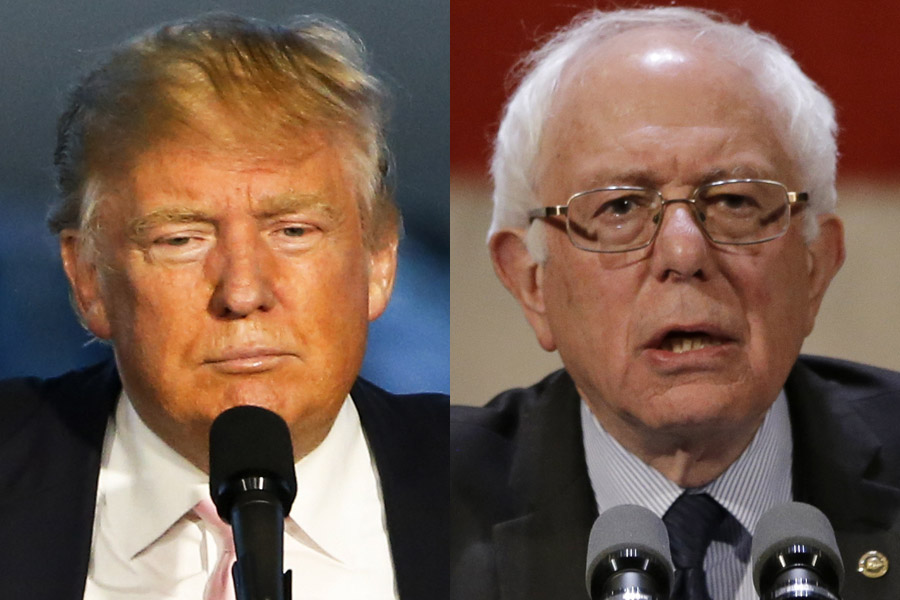 Survey: Troops support Trump, Sanders