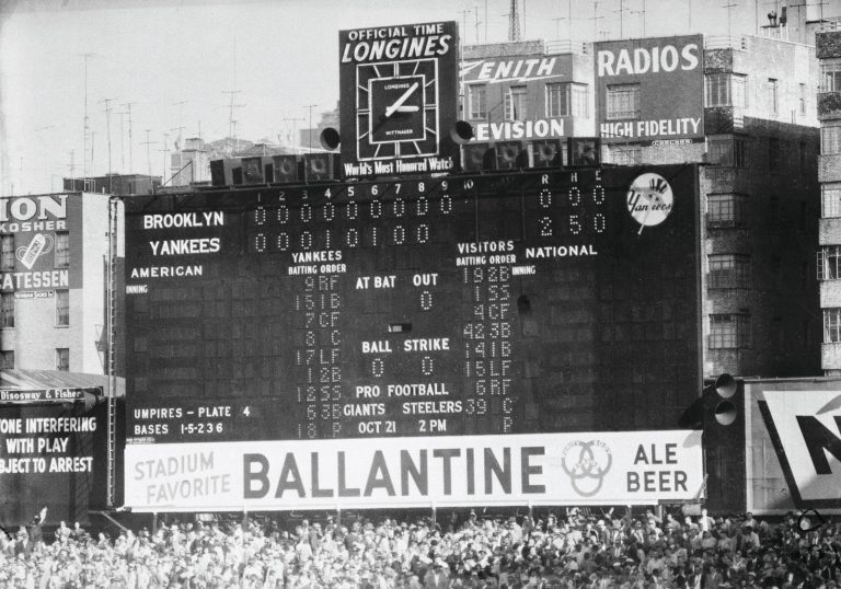 AP photo
Don Larsen's perfect game in the 1956 World Series was one of the historic events called by Bob Wolff, who at 92 is still working.