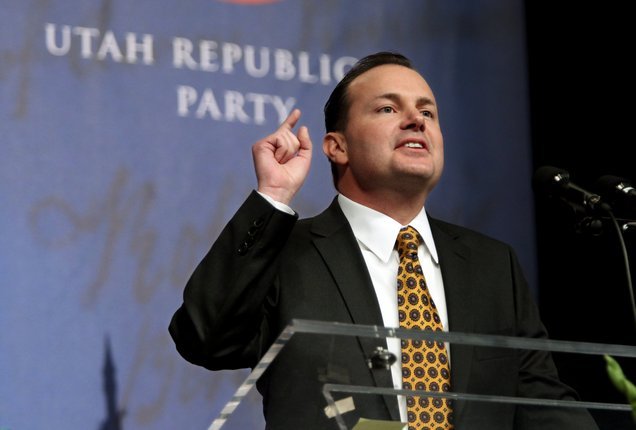 Two conservatives â Sen. Mike Lee, above, of Utah and Rep. Justin Amash of Michigan â introduced bills in their respective chambers to wind down the agency, which uses taxpayer-backed loans and loan guarantees to help U.S. companies sell overseas. (AP Photo/Steve C. Wilson)