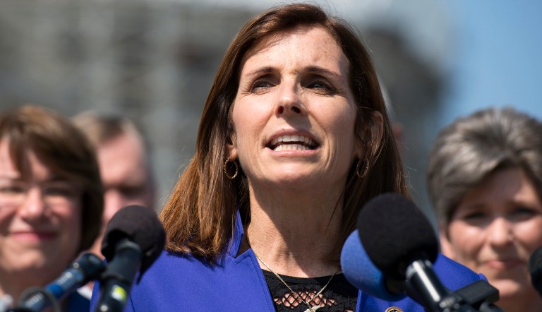 McSally's political team is assembling a campaign operation as she prepares to launch. (AP Photo/Molly Riley)
