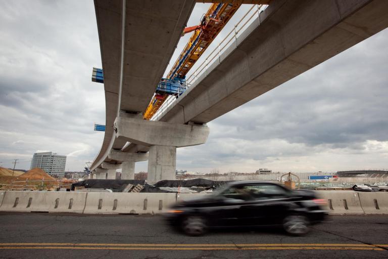 A six-month delay in construction on the Dulles Metro rail project would mean that the first phase of the Silver Line would open in June 2014 instead of late 2013.