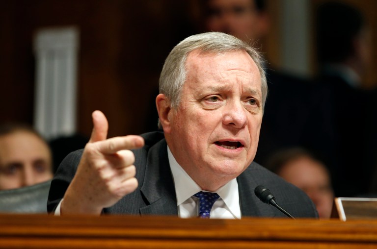 Senate Minority Whip Dick Durbin, D-Ill., said Democrats will not block the bill as they had threatened to do. (AP Photo/Alex Brandon)