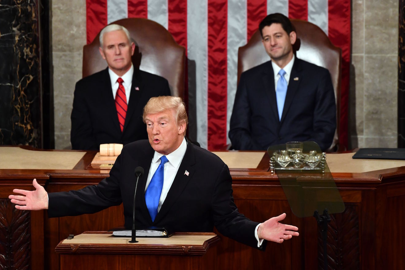 Trump Begins SOTU on an Optimistic Note