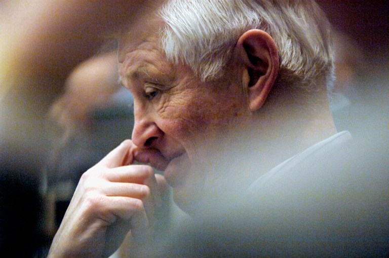 Rep. Gary Sukut, R-Williston, listens as fellow House lawmakers speak during floor debate, Friday, March 22, 2013 at the state Capitol in Bismarck, N.D. Long dismissed as cold and inconsequential, North Dakota is now trying to enact the toughest abortion restrictions in the nation. The newly oil-rich red state may soon find itself in a costly battle over legislation foes describe as blatantly unconstitutional. (AP Photo/The Bismarck Tribune, Mike McCleary)