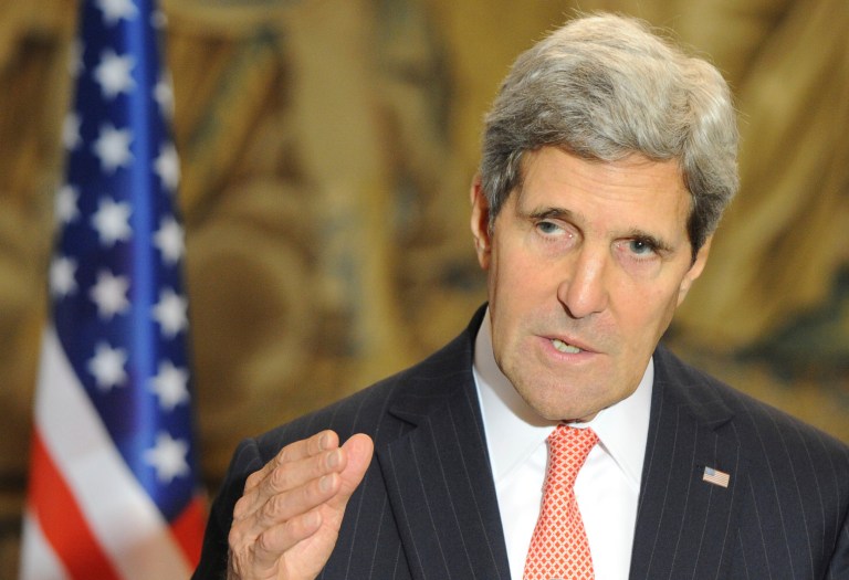 Secretary of State John Kerry, shown here on Nov. 5, said in an interview on 