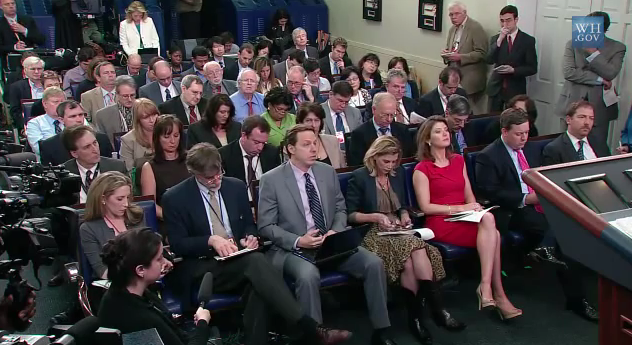 Amidst tough questions, WH press briefing canceled