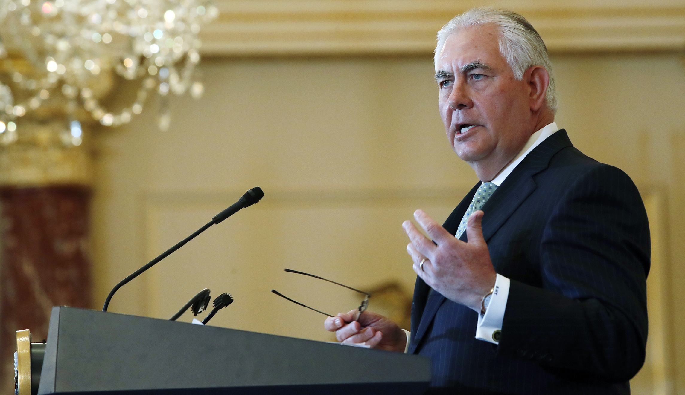 Rex Tillerson blasts China for hiring slaves from North Korean government