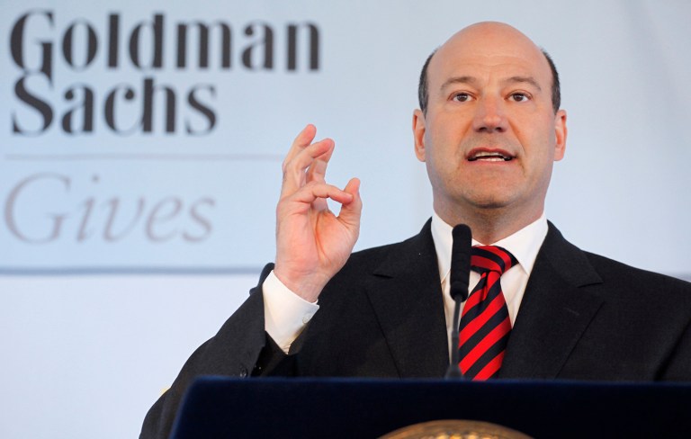 Goldman Sachs Chief Operating Officer Gary Cohn's visit to Trump Tower, announced by transition officials Tuesday morning, comes after the president-elect repeatedly targeted Goldman Sachs during the general election, claiming the Wall Street giant had 