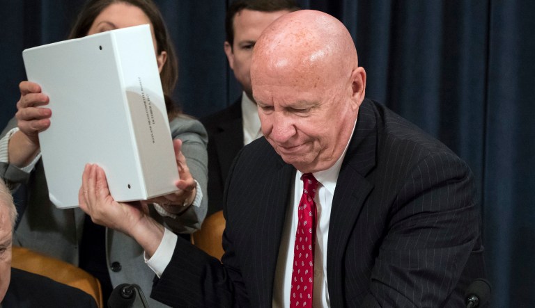 House Ways and Means Committee Chairman Kevin Brady, R-Texas, says there will be last-minute changes to the tax reform bill to bring it into compliance with Senate rules. (AP Photo/J. Scott Applewhite)