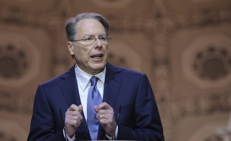 The New York Daily News included NRA president Wayne LaPierre among its list of terrorists. (AP Photo/Susan Walsh)