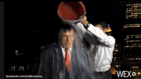 VIDEO: Mitt Romney keeps it classy for the ALS ice bucket challenge