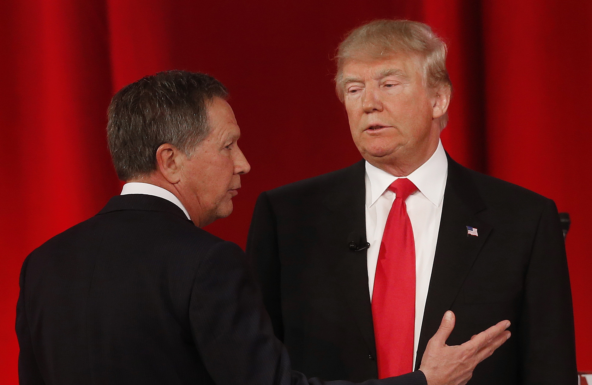 Trump goes after Kasich in Ohio