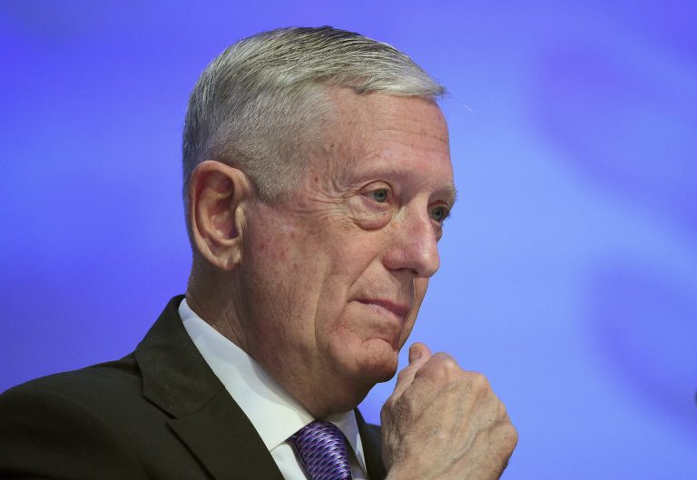 Defense Secretary Jim Mattis finalized the $12 billion deal with the Qatari defense minister in Washington on Wednesday, according to a report. (AP Photo/Joseph Nair)
