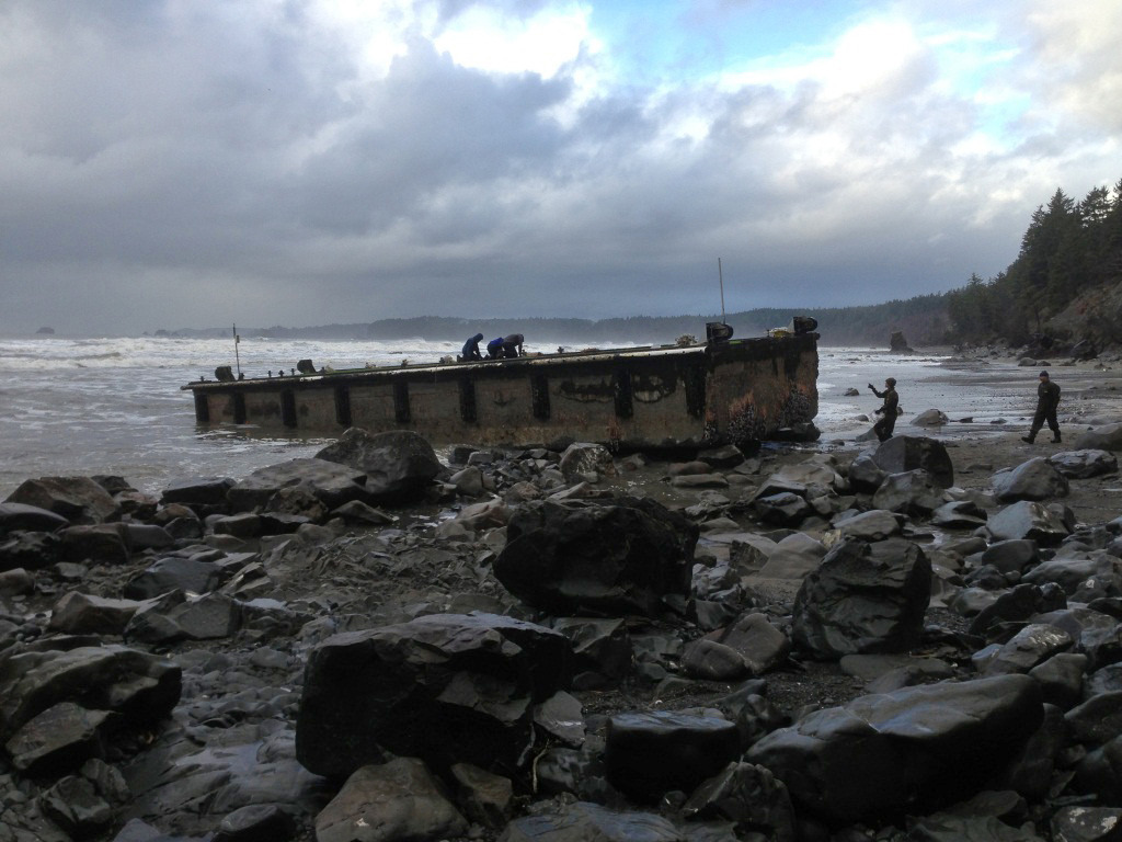 Wash. dock resembles one from Japan found in Ore.