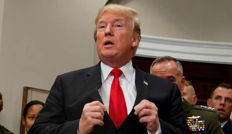 It offers the right balance of pomp, purpose, and protection. (AP Photo/Evan Vucci)