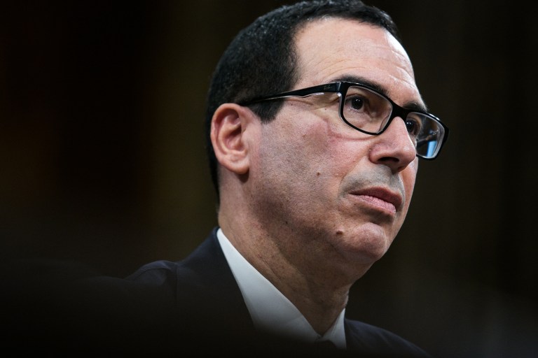A government shutdown could be justifiable in certain circumstances, treasury secretary tells Congress. (Graeme Jennings/Washington Examiner)
