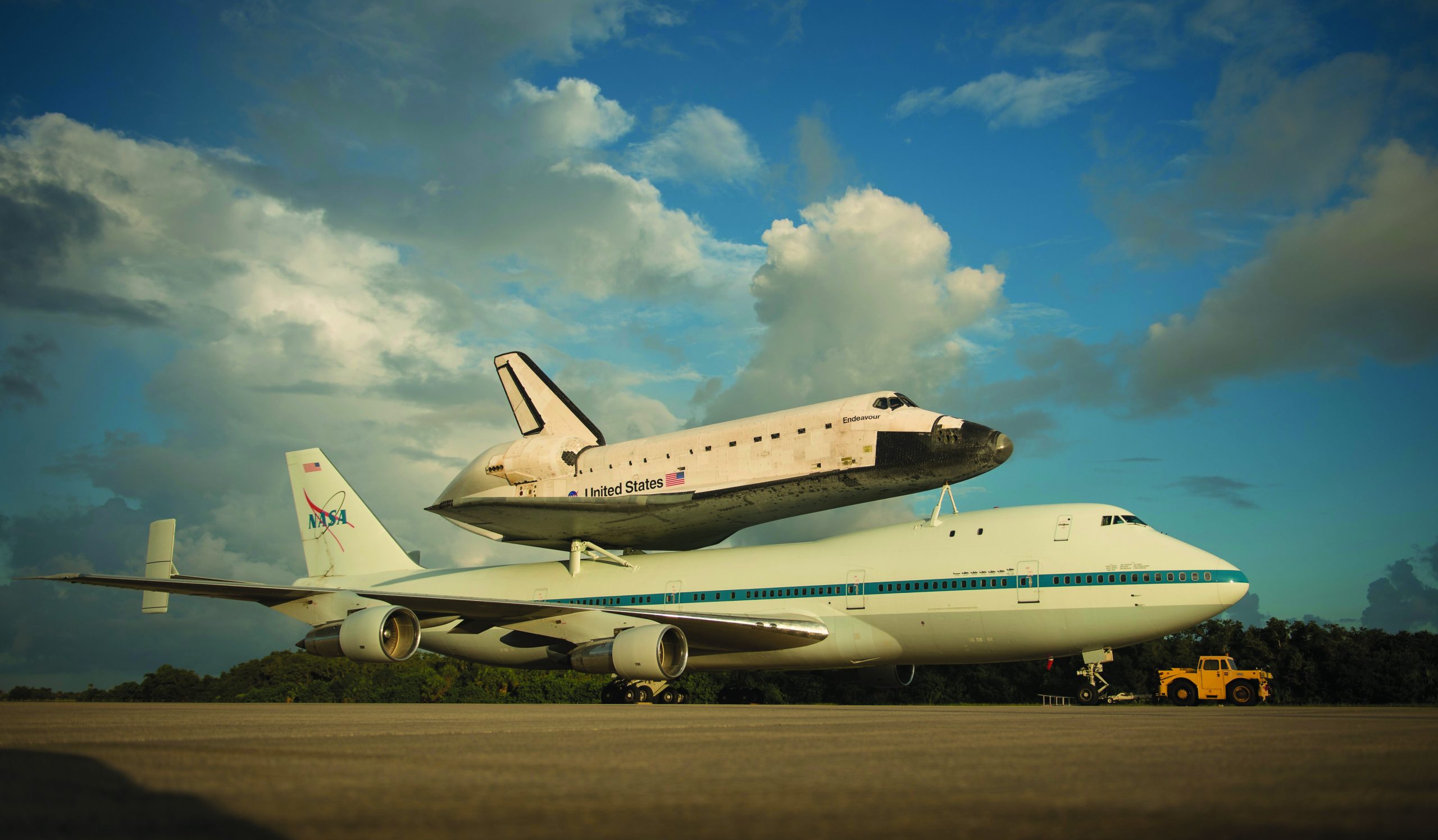 Space shuttle Endeavour stuck at home in Florida