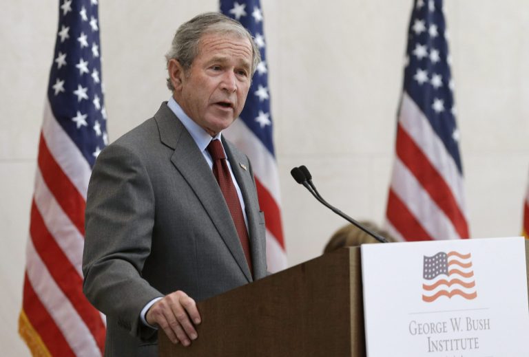 Former President George W. Bush said building the Keystone XL oil sands pipeline is a 