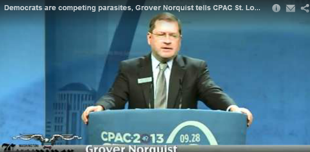 Democrats are competing parasites, Grover Norquist tells CPAC St. Louis