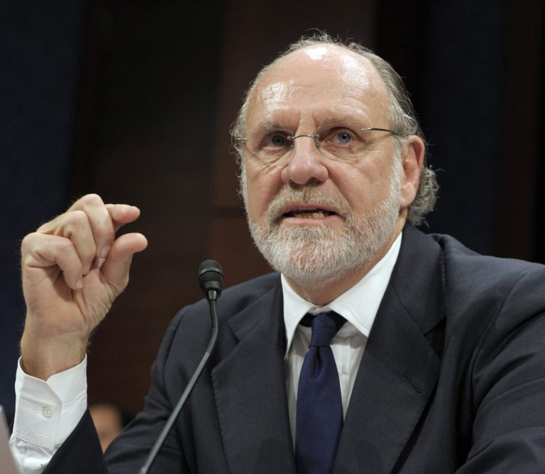 The Commodity Futures Trading Commission sued Jon Corzine, the former New Jersey governor and chief of MF Global, saying he effectively drove the investment firm into one of the largest bankruptcies in U.S. history. (AP Photo/Susan Walsh)