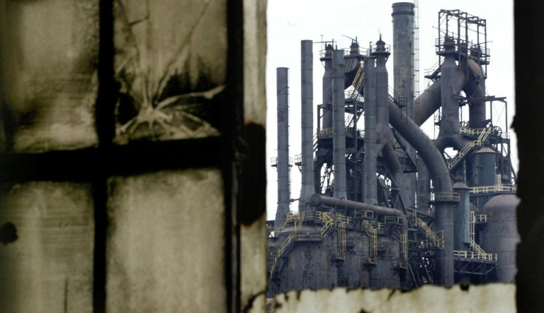 Taking away factories leaves a deeper, more lasting wound on people and communities than some free-traders acknowledge. (AP Photo/Rusty Kennedy)