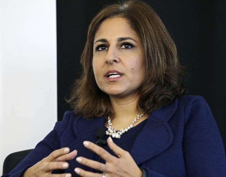 Neera Tanden, president of Center for American Progress, said 2015 was a good year for developing "big, bold ideas that are backed up by evidence and include practical steps for implementation." (AP Photo/Mel Evans)