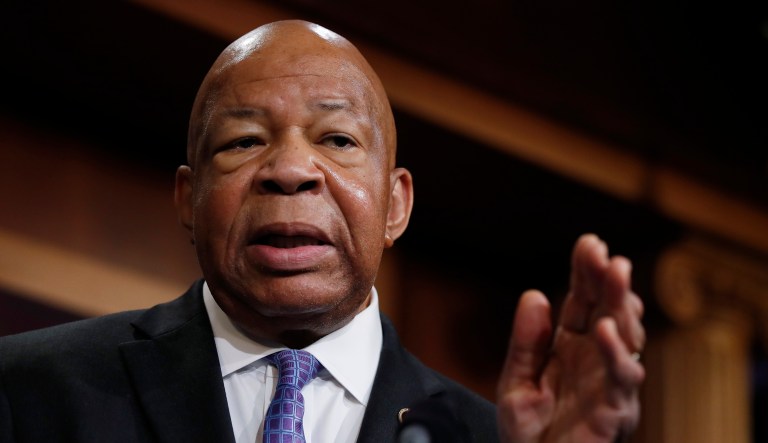 Rep. Elijah Cummings, D-Md., is part of a group of Democrats who asked the Government Accountability Office to look into the prevalence of outside groups stealing Americans' identities and using them to file fake net neutrality comments with the Federal Communications Commission. (AP Photo/Manuel Balce Ceneta)