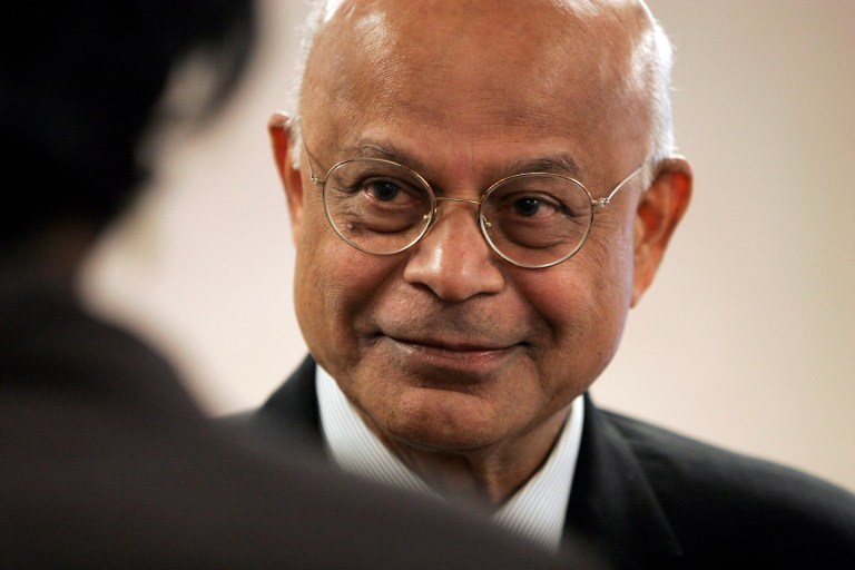 Andrew Harnik/Examiner

Federal and local law enforcement agents along with the United States Attorneys for the District of Columbia and Maryland hold a press conference along with Washington, DC Mayor Adrian Fenty and DC Chief Financial Officer Natwar Gandhi, pictured, to discuss the arrest of 5 people, including 2 employees of the District of Columbia who have connected with a property tax refund fraud scheme. In Washington, DC on Wednesday November 7, 2007.