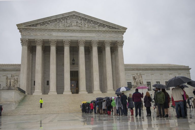 What right to work did in Michigan, the Supreme Court might soon do nationally: In the case of Harris v. Quinn, the justices must decide if Illinois state government can force its own public sector employees to participate in a union. (AP Photo)