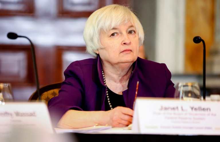Yellen may try to bridge the difference in outlooks by underscoring in her press conference that even if the Fed does raise rates, it will do so slowly and only as long as the data remains strong. (AP File Photo)
