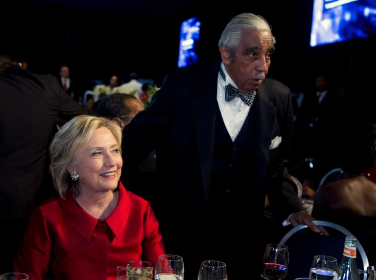 The CBC political action committee announced its support of Clinton at a news conference in Washington, D.C., noting that all of the group's board members except for two voted for Clinton. (AP File Photo/Jose Luis Magana)